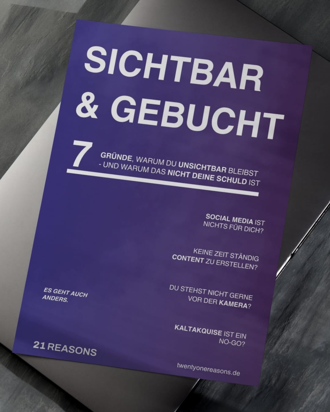 7 Gründe, warum du unsichtbar bleibst – kostenloser Leitfaden von Johann Steinwand
